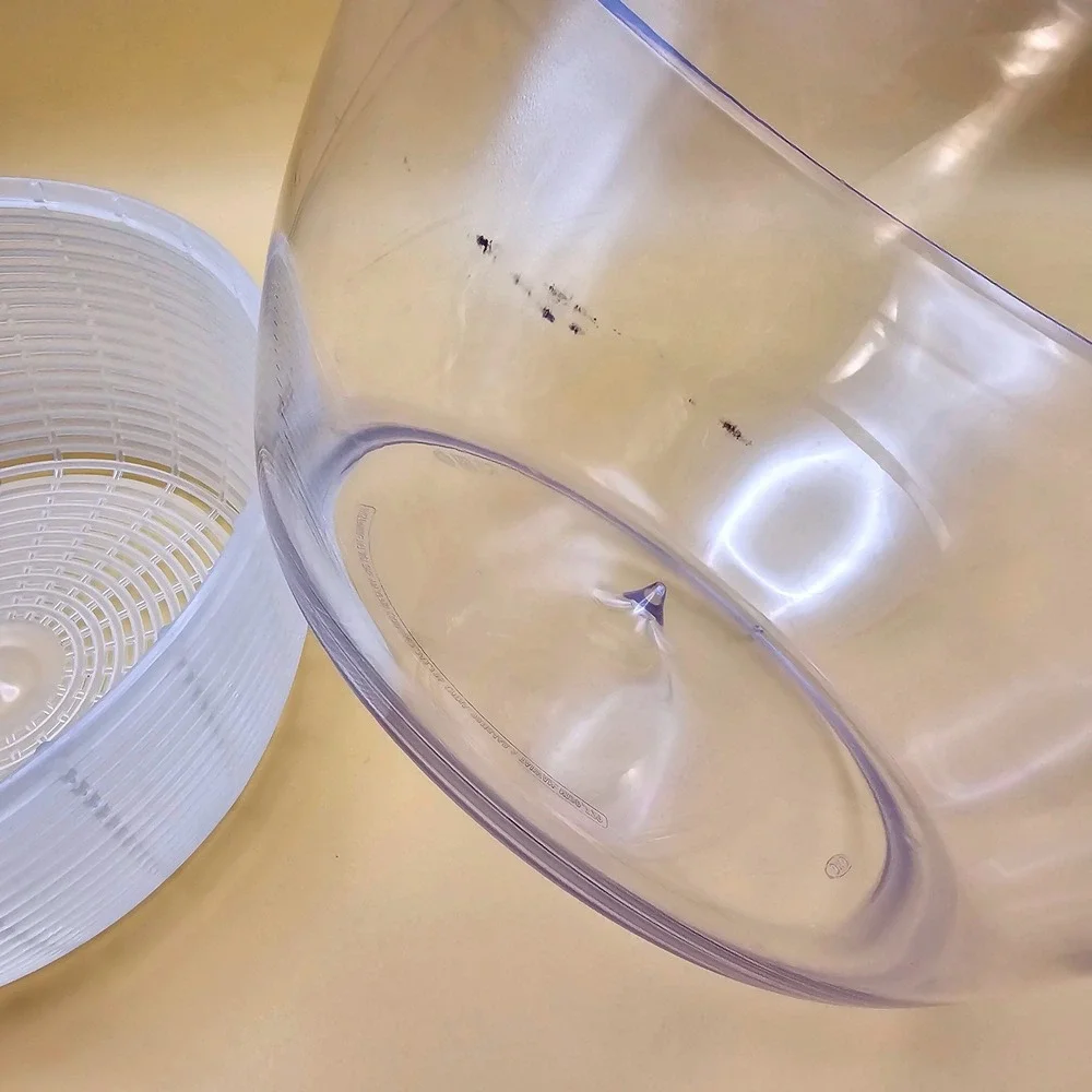 OXO‎ Good Grips Salad Spinner Large Clear White Black